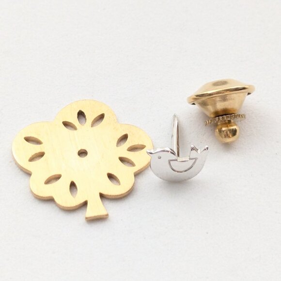 Partridge in a Pear Tree Bird Tree of Life Pin - Picture 3 of 6